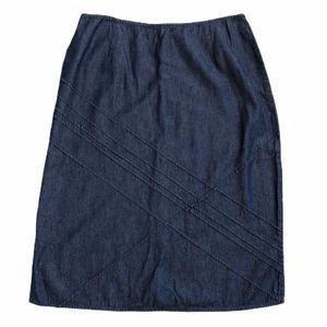 12 Norton Studios chambray skirt